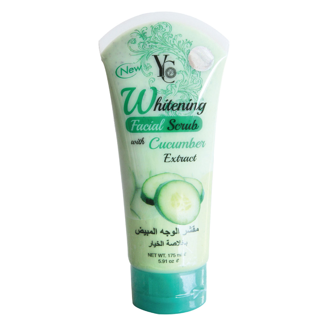 YC487 สครับขัดผิวหน้าผสมสารสกัดจากแตงกวา ขนาด 175 มล.