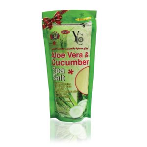 YC374 เกลือแห้งขัดผิวกาย</br>ผสมสารสกัดจากว่านห่างจระเข้</br>และแตงกวา ขนาด 300 กรัม